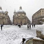 Arriva Morgana: freddo e gelo su tutta Italia. Neve a Roma