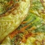 Ricetta light, omlette al forno di fiori di zucca