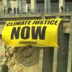 G7, blitz di Greenpeace a Taormina: “Climate Justice Now”
