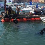 Raccolti 100 pneumatici nel mare di Anzio grazie al progetto Marevivo