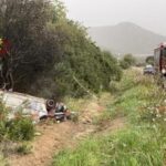 Incidente a Cagliari, auto si ribalta e prende fuoco: 38enne morto carbonizzato
