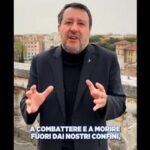Salvini: Leader europei che parlano di guerra e mandare soldati sono un pericolo