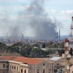 Taranto, incendio allo stabilimento siderurgico Ilva
