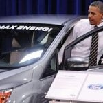 Presidenziali Usa: Obama elogia l'auto elettrica al Salone di Washington