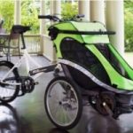 La bici da citta' con passeggino integrato per il bebe'