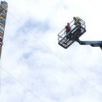 La torre di Lego più alta al mondo per sostenere il WWF