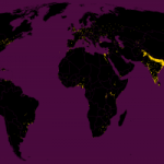 Dove si concentra la popolazione mondiale? La mappa