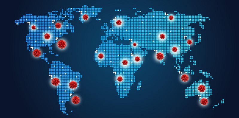 covid19 mappa mondiale