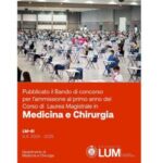 Università, alla Lum fissate le prove di ammissione al Corso di laurea Medicina e chirurgia